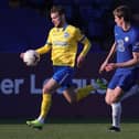 Brighton striker Ben Wilson on the attack against Chelsea U23s last season.