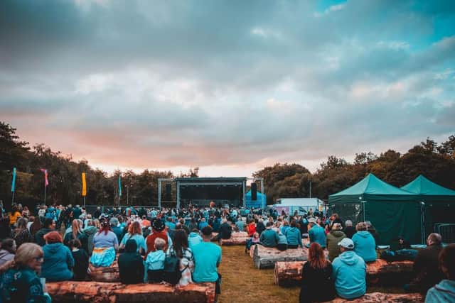 The Karma valley stage. Picture: Ciara McMullan