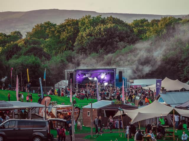 The scene at Stendhal on Friday. Picture: Ciara McMullan