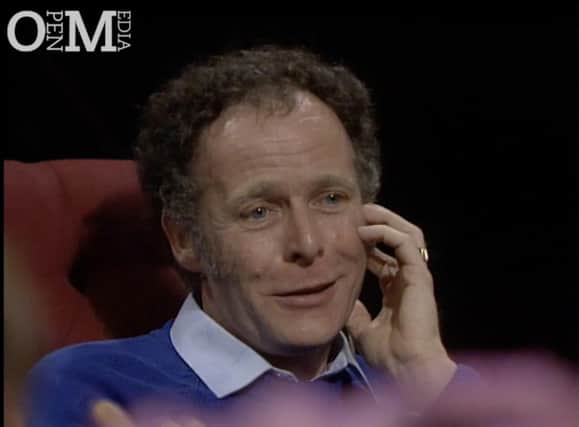 Eamonn McCann during the 1988 episode of Channel 4’s ‘After Dark’ which will be screened during Docs Ireland at Queen’s Film Theatre on Sunday 29 August.