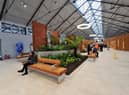 The interior of the new Translink North West Transport Hub at the Waterside Station. DER4319GS - 023