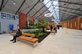 The interior of the new Translink North West Transport Hub at the Waterside Station. DER4319GS - 023