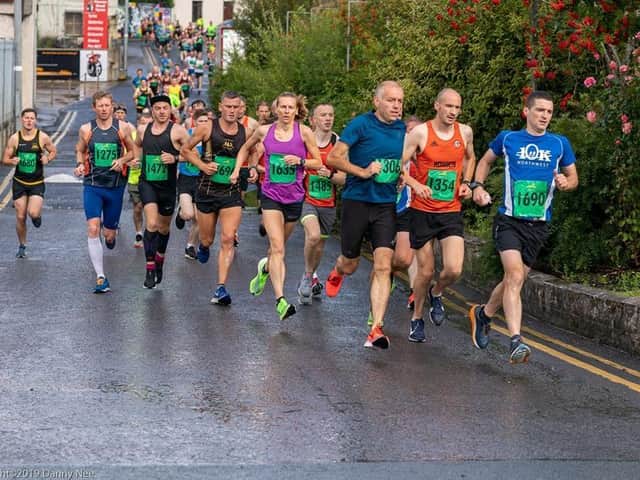 Action from the 2019 Donegal Half Marathon.