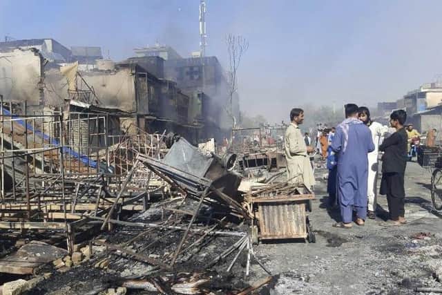 Many people have been displaced by the turmoil in Afghanistan.