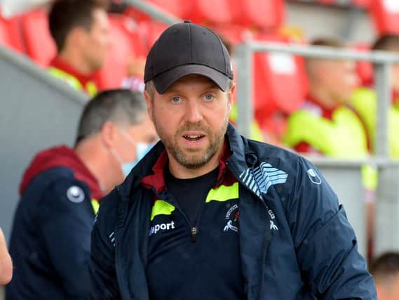 Institute Interim boss Gary Forth believes the club need to take their time to find the right man to succeed Sean Connor as manager. (Photo: George Sweeney)