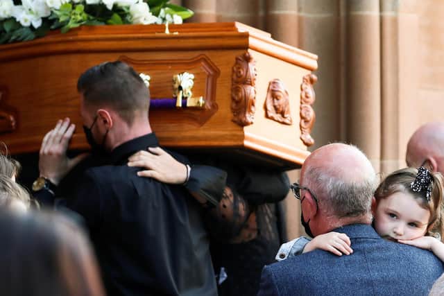 The funeral of Samantha Willis took place at St. Columb's Church.
