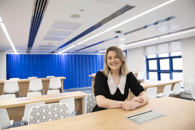 New medical student Aoife pictured in the UU School of Medicine.