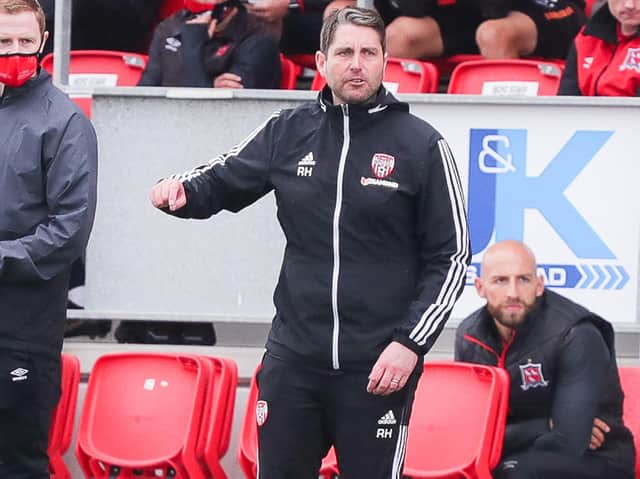 Ruaidhri Higgins, Derry City manager. Picture by Kevin Moore/MCI