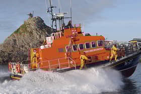 The Fenit RNLI lifeboat.