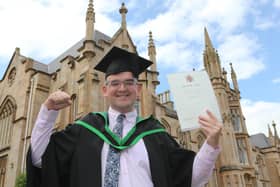Having a learning disability did not stop Ulster University student Eoin Kenny, 30, from Derry from achieving a 2:1 Bachelor of Science Degree in Cinematic Arts. Eoin was initially supported by the Mencap NI Employment Service in 2013 to gain work experience, attend the North West Regional College and then to apply to University.