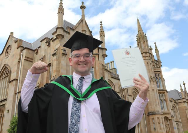 Having a learning disability did not stop Ulster University student Eoin Kenny, 30, from Derry from achieving a 2:1 Bachelor of Science Degree in Cinematic Arts. Eoin was initially supported by the Mencap NI Employment Service in 2013 to gain work experience, attend the North West Regional College and then to apply to University.
