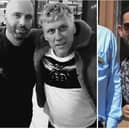 Gerard C with Bez and Micky Doherty who will be performing Erasure classics.