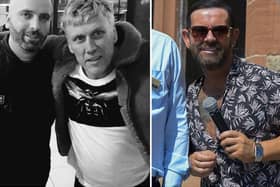 Gerard C with Bez and Micky Doherty who will be performing Erasure classics.