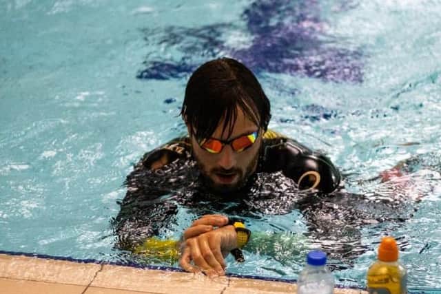 Danny has been swimming every morning as part of the challenge. (MiCam Photography)