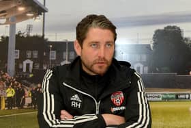 Derry City manager Ruaidhri Higgins.