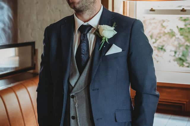 Groom: Keith Hardy from Inch Island.  (Photo by James Aiken Photography)