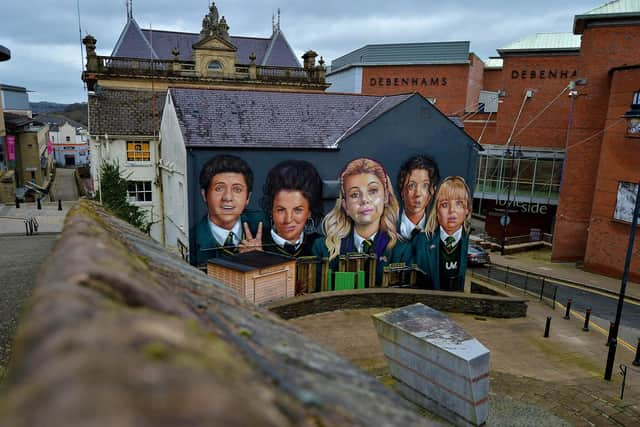 Derry Girls mural. DER2126GS - 034