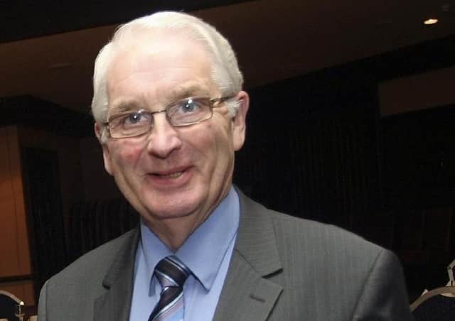 The late Councillor Bernard McGuinness, who was laid to rest following Requiem Mass at St Mary's Church, Bocan, Culdaff.