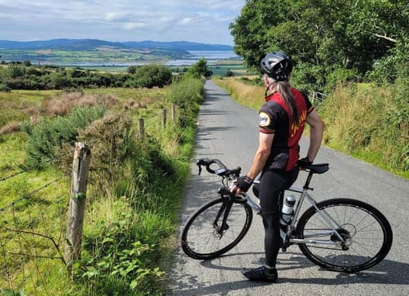 John Norby, who is cycling over 2,000 miles around the coast of Ireland in aid of Dementia charities.