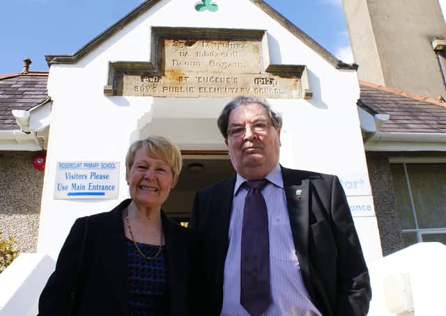 John and Pat Hume. Picture by Hugh Gallagher