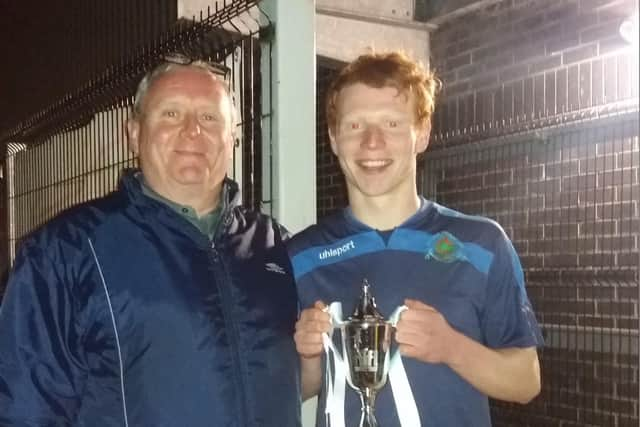 Best buddies... Emmett O'Hara with his father Dominic.