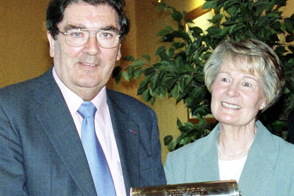 John and Pat Hume at the Freedom of the City conferring ceremony. (Picture: Hugh Gallagher)