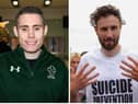 Sporting heroes... Paralympian Jason Smyth and IronMan Danny Quigley.