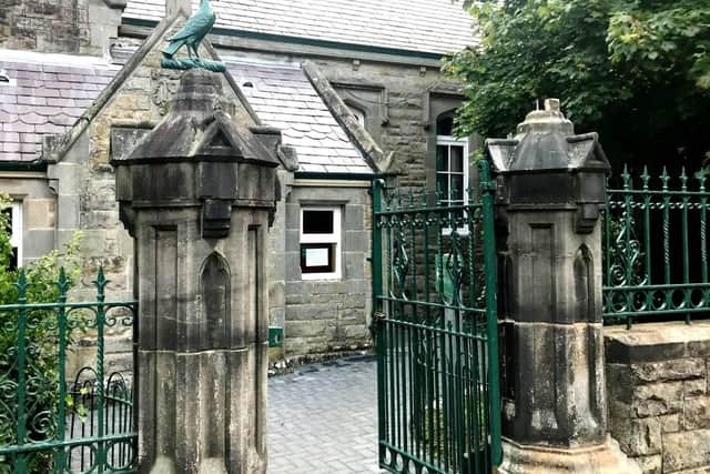 It's believed the metal dove was torn from a pillar at the entrance gates to St Columba's PS, Long Tower during the summer holidays.