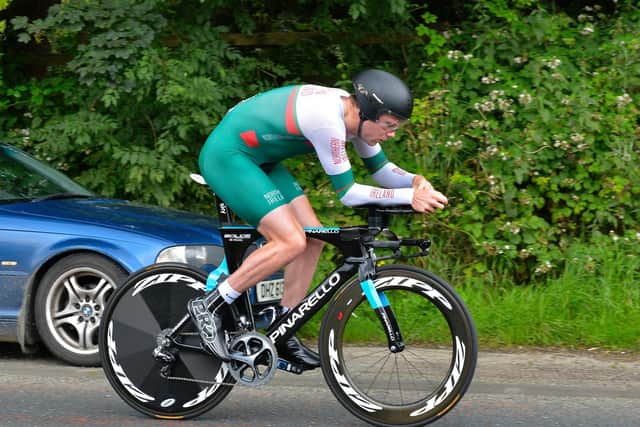 Bready cyclist Marcus Christie will represent Ireland this weekend at his first senior Road World Championships in Flanders, Belgium. Photo: George Sweeney.