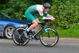 Bready cyclist Marcus Christie will represent Ireland this weekend at his first senior Road World Championships in Flanders, Belgium. Photo: George Sweeney.