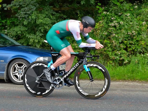 Bready cyclist Marcus Christie will represent Ireland this weekend at his first senior Road World Championships in Flanders, Belgium. Photo: George Sweeney.