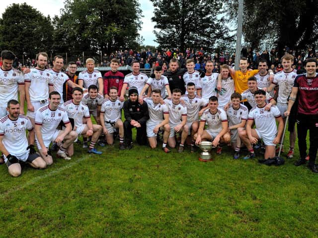Champions Slaughtneil face Lavey in what an intriguing clash at Owenbeg on Saturday night. (Photo: George Sweeney)