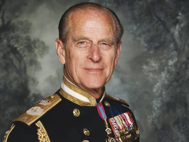 HRH Prince Philip, Duke of Edinburgh
Official royal portrait in full military regalia