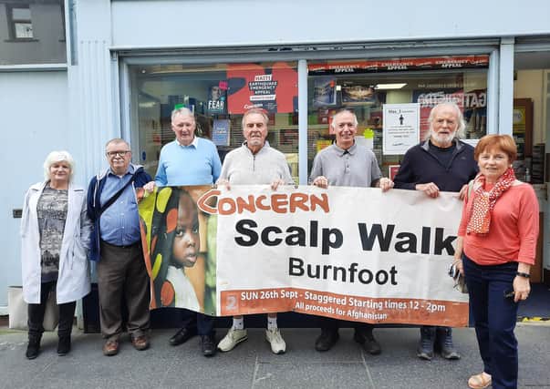 The local Concern group are holding their annual Scalp walk this Sunday.
