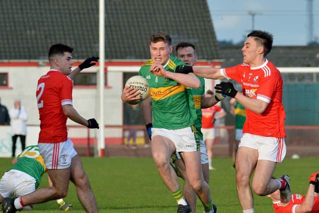 Jack Doherty was in fine form as Glen got the better of a badly understrength Magherafelt side in Owenbeg on Saturday night. (Photo: George Sweeney)
