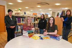 Rita Devlin, Director, RCN Northern Ireland, Mary Durkan, Ellen Fearn, President NUS-USI, Isobel Durkan and Linzi McIlroy, Student Lead, RCN Northern Ireland.