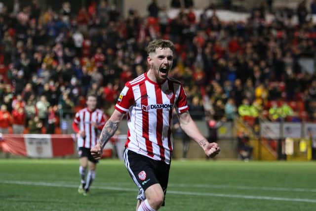 Derry City striker Jamie McGonigle opened the scoring on the night.
