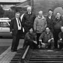 Some of the North West of Ireland Railway Society members, pictured in October 1996. They had been fighting for more than 25 years to preserve the long and historic tradition of the railway in the north west.