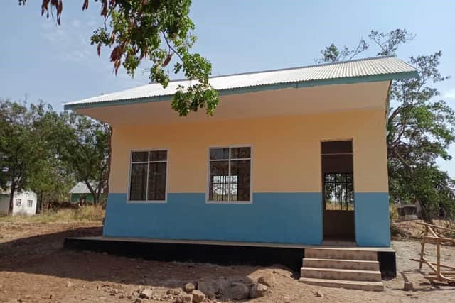 A new classroom built with the support of Apex Housing Association, one of sixteen they are building over four years
