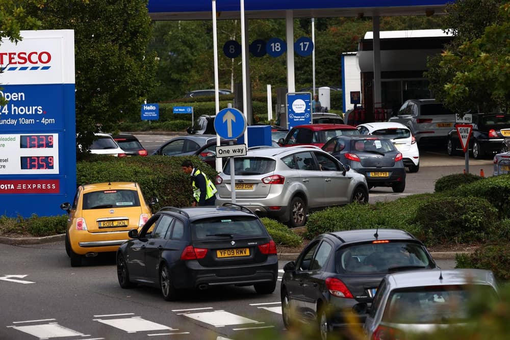 There have been long queues for petrol across England, Scotland and Wales