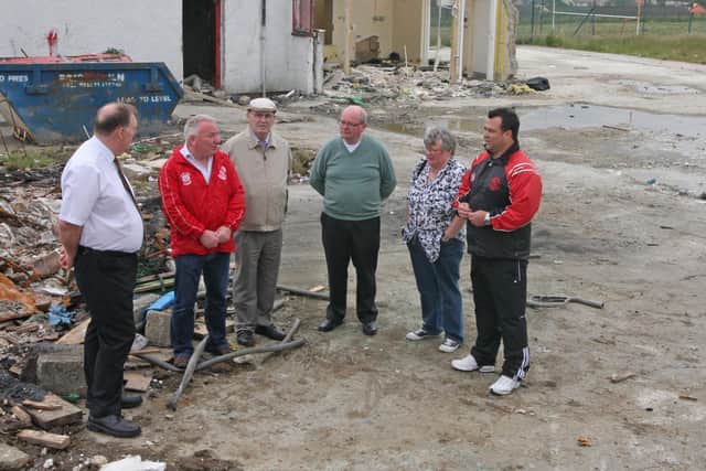 2021- Jim Clifford pictured during an SDLP delegation to discuss vandalism at Sean Dolans. 0607JM26