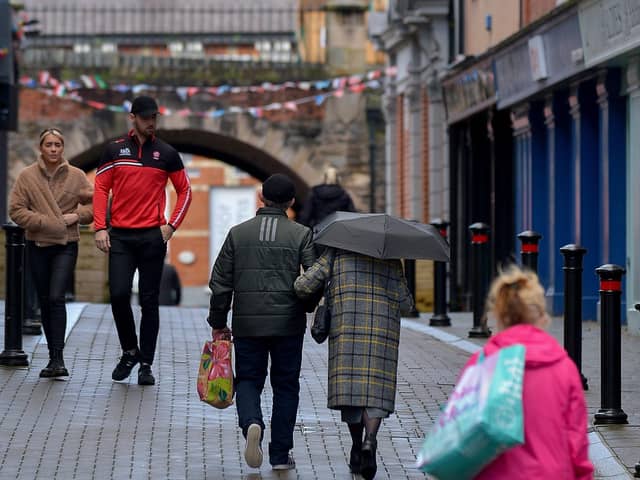 Shoppers in Derry’s city centre (File picture).  Photo: George Sweeney  DER2047GS - 005