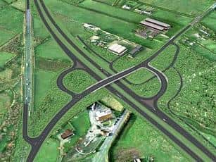 The A6 upgrade is progressing well, roads minister Nichola Mallon has said.