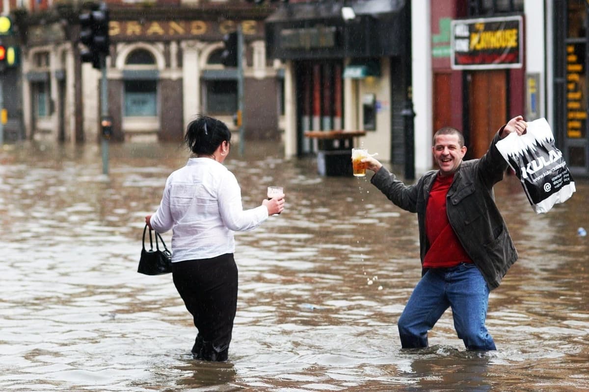 Splash Derry Derry making a splash as it is named the wettest place in UK