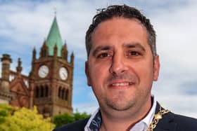 Derry City and Strabane District Council Deputy Mayor Councillor Christopher Jackson. Picture Martin McKeown. 07.06.21