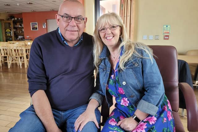 Melody McGregor (nee Gill) and her husband Grant. They are in Derry for a week searching for membors of Melody's dad's family.