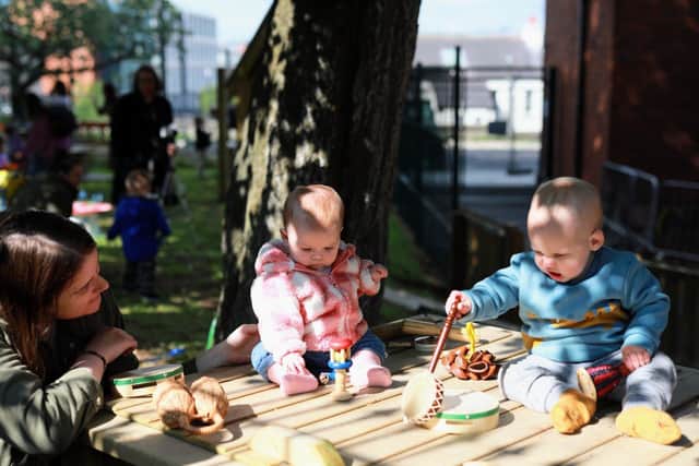 The programmes provide a place for babies and children to interact with others their age.