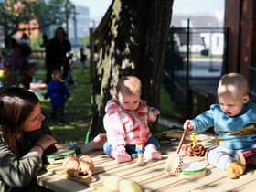 The programmes provide a place for babies and children to interact with others their age.