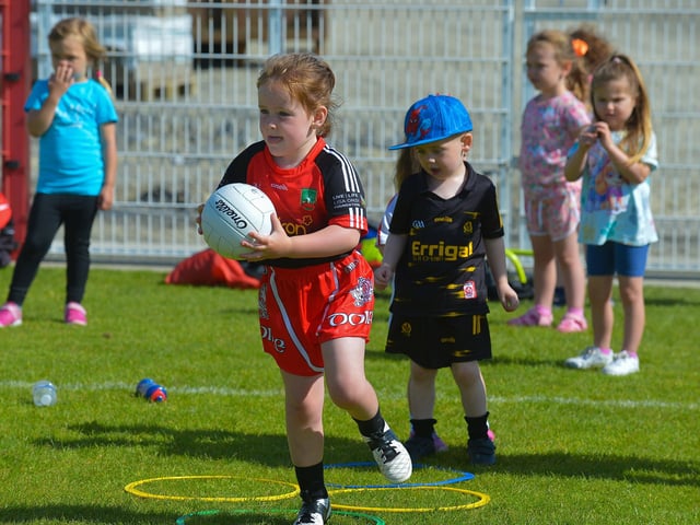 Enjoying the activities at the Sean Dolan’s Cul Camp on Tuesday last. Photo: George Sweeney. DER2232GS – 010