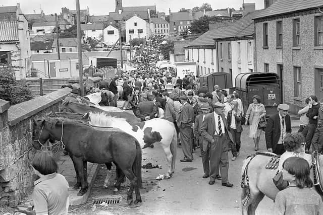 The Lammas Fair in Ballycastle in 1981.